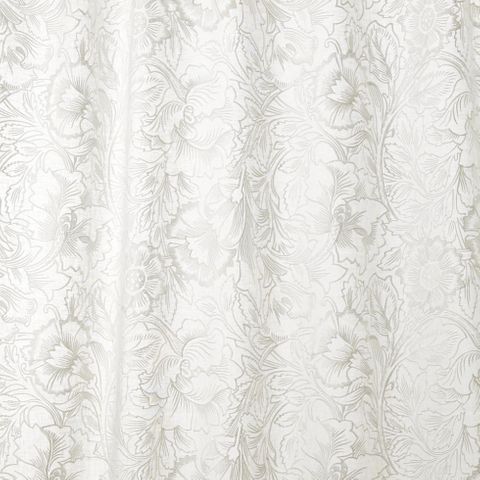 Pure Poppy Embroidery Paper White Voile Fabric