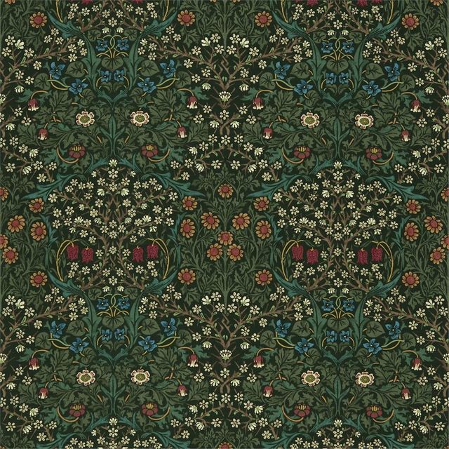 Blackthorn Green Upholstery Fabric