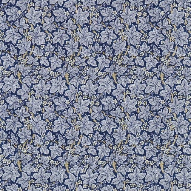 William Morris Morris The Craftsman Bestsellers Fabrics Bramble Indigo/Mineral