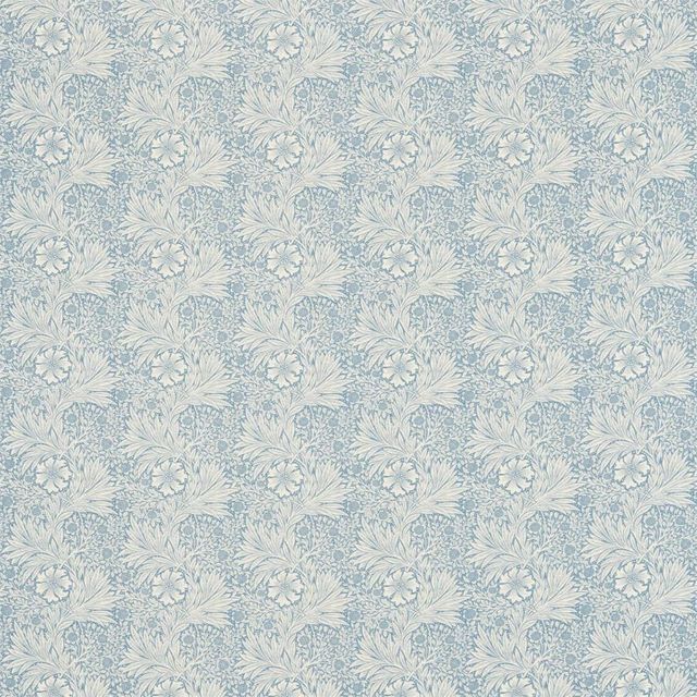 William Morris Morris The Craftsman Bestsellers Fabrics Marigold China Blue/Ivory