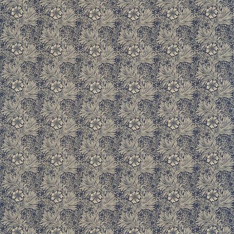 Marigold Indigo/Linen Upholstery Fabric