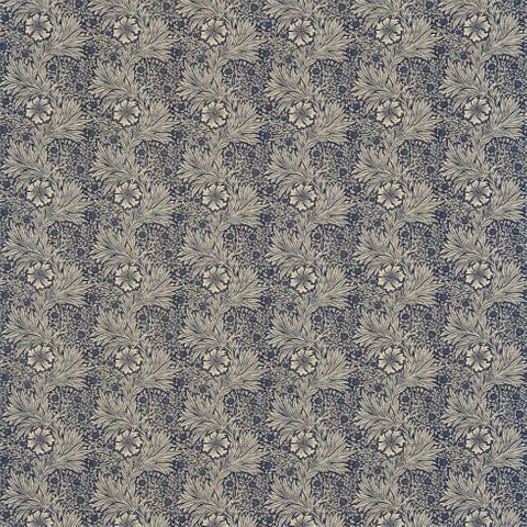 Marigold Indigo/Linen Upholstery Fabric