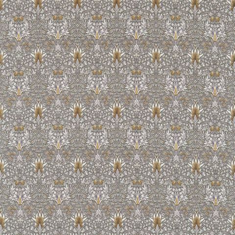 Snakeshead Pewter/Gold Upholstery Fabric