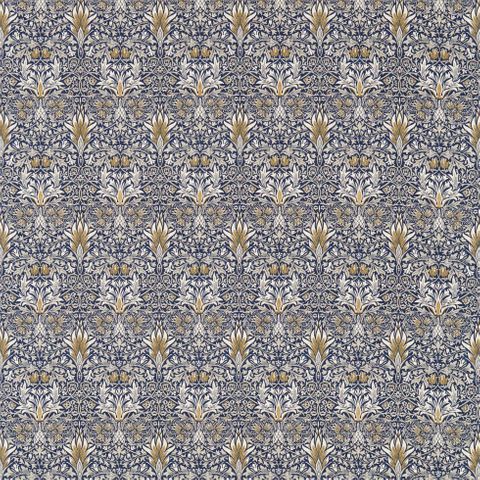 Snakeshead Indigo/Hemp Upholstery Fabric