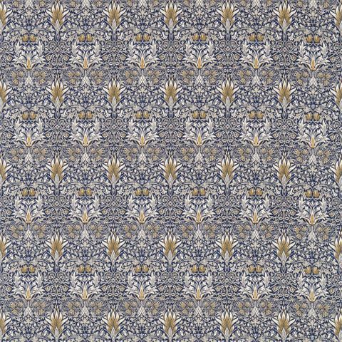 Snakeshead Indigo/Hemp Upholstery Fabric