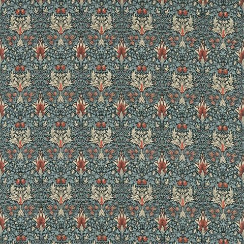 Snakeshead Thistle/Russet Upholstery Fabric