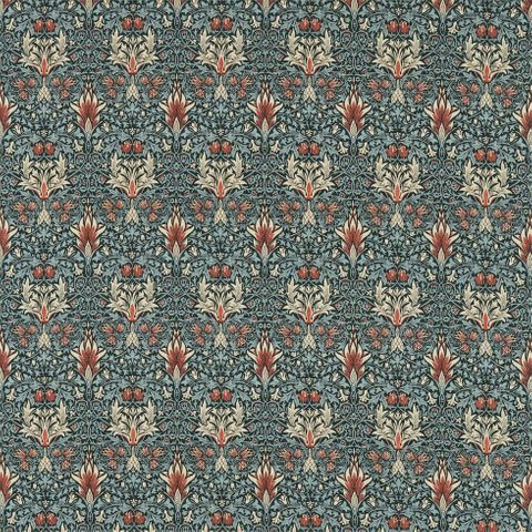 Snakeshead Thistle/Russet Upholstery Fabric