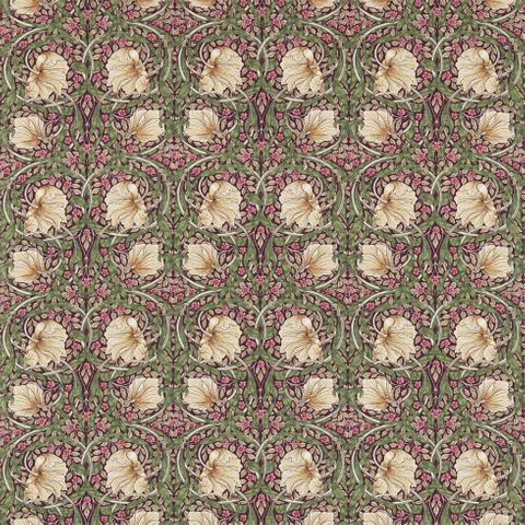 Pimpernel Aubergine/Olive Upholstery Fabric