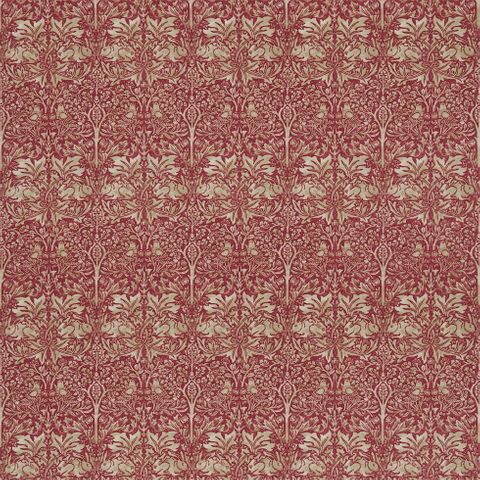 Brer Rabbit Red/Hemp Upholstery Fabric