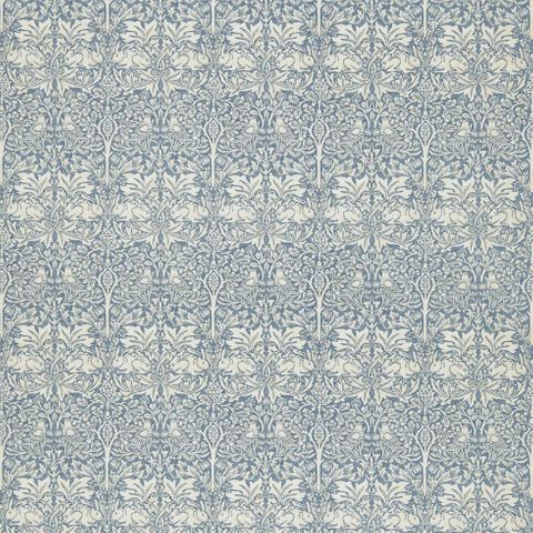 William Morris Morris Volume IV - Prints & Weaves Brer Rabbit Slate/Vellum Box Cushion