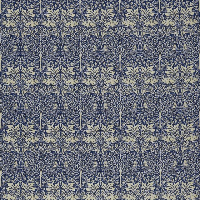 William Morris Morris Volume IV - Prints & Weaves Brer Rabbit Indigo/Vellum