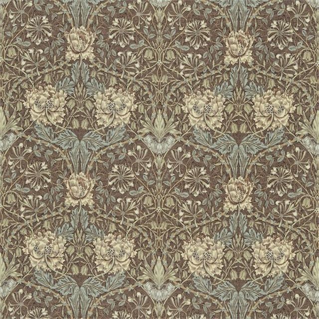 William Morris Morris Volume IV - Prints & Weaves Honeysuckle & Tulip Bullrush/Slate