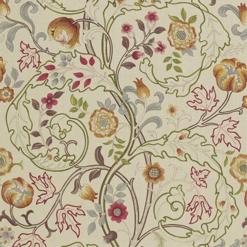 Mary Isobel Rose/Slate Upholstery Fabric