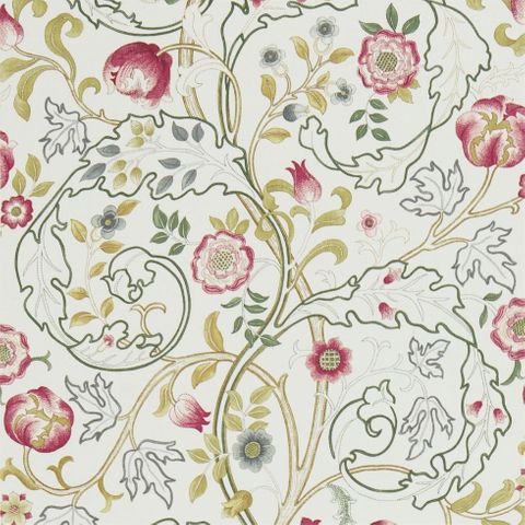 Mary Isobel Pink/Ivory Upholstery Fabric