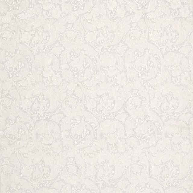 William Morris Pure Morris North Fabrics Pure Bachelors Button Embroidery Grey Blue