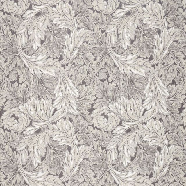 William Morris Pure Morris North Fabrics Pure Acanthus Weave Inky Grey