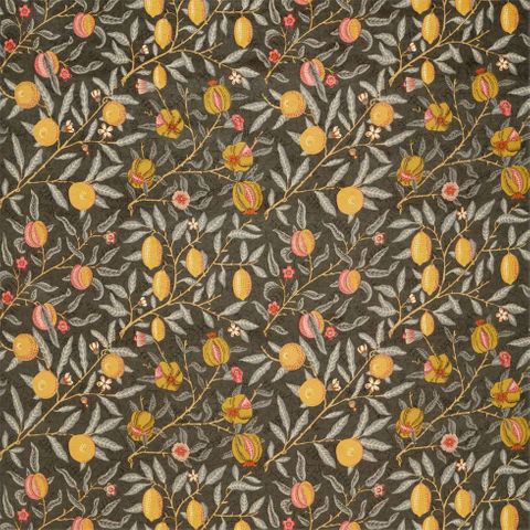 Fruit Velvet Walnut/Bullrush Upholstery Fabric