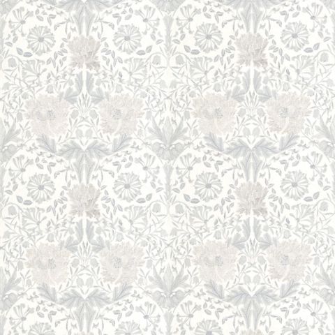 Pure Honeysuckle & Tulip Embroidery Lightish Grey