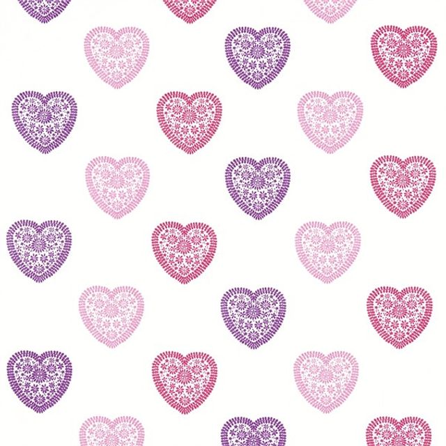 Harlequin All About Me Fabrics Sweet Heart Pink/Purple