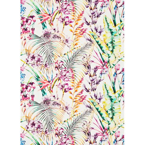Paradise Papaya / Flamingo / Apple Upholstery Fabric