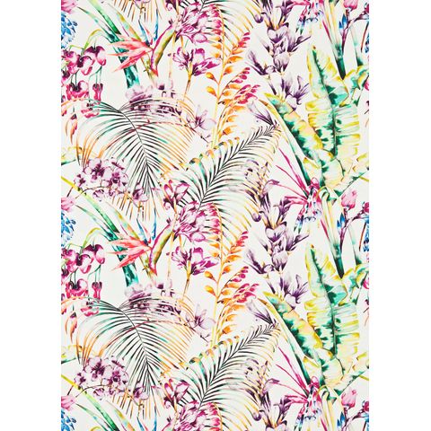 Paradise Papaya / Flamingo / Apple Upholstery Fabric