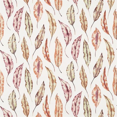 Harlequin Anthozoa Kinina Mandarin/Fig Fabric