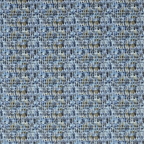 Kelambu Indigo/Pebble Upholstery Fabric