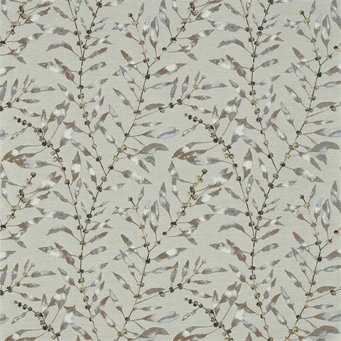 Chaconia Brass/Ink Voile Fabric