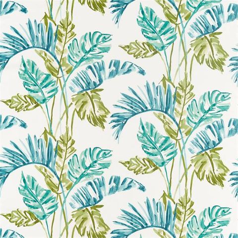 Toshiko Emerald / Zest / Marine Upholstery Fabric