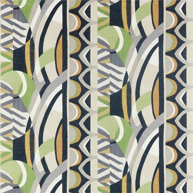 Harlequin Atelier Fabrics Atelier Saffron / Charcoal / Wasabi