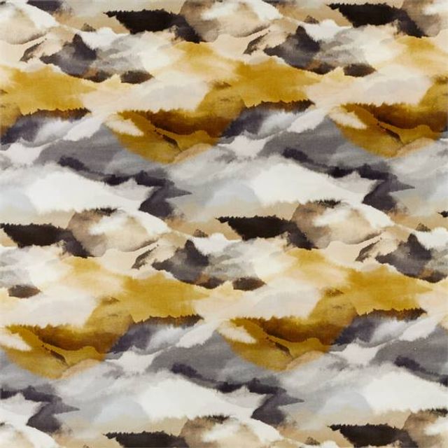 Harlequin Atelier Fabrics Minako Gold / Charcoal