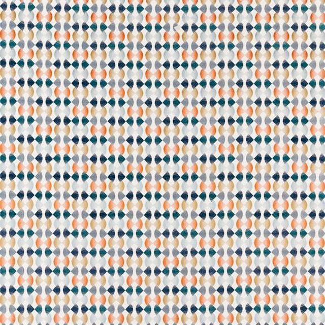 Harlequin Atelier Fabrics Maiolica Paprika/Teal/Ochre