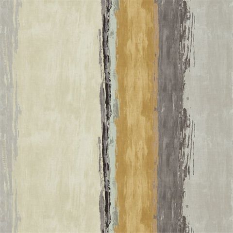 Setola Mustard / Charcoal / Maize Upholstery Fabric