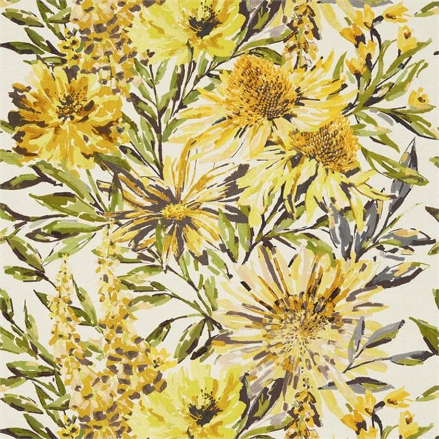 Harlequin Fauvisimo Floreale Maize/Mustard/Sage