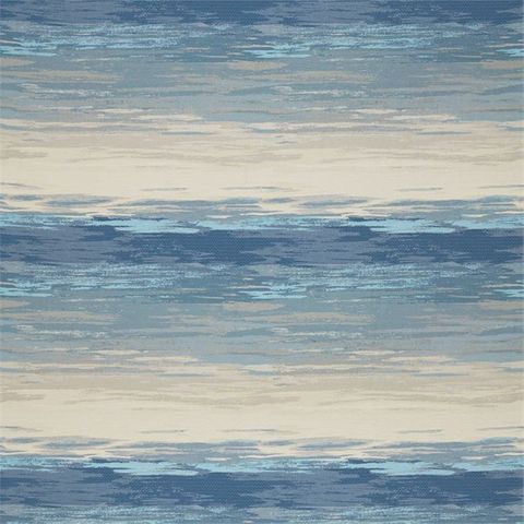 Chroma Indigo / Parchment / Sky Voile Fabric