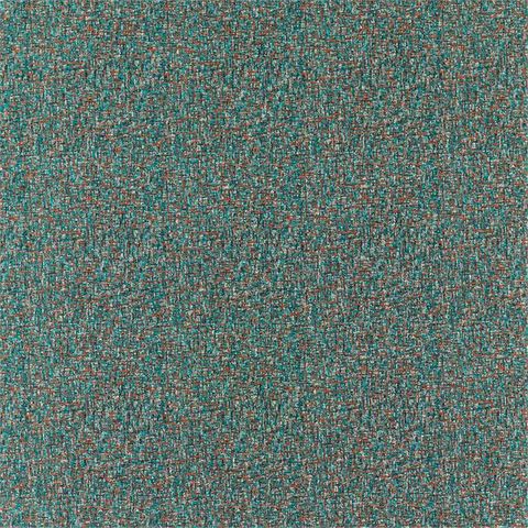 Nickel Teal/Rust Upholstery Fabric