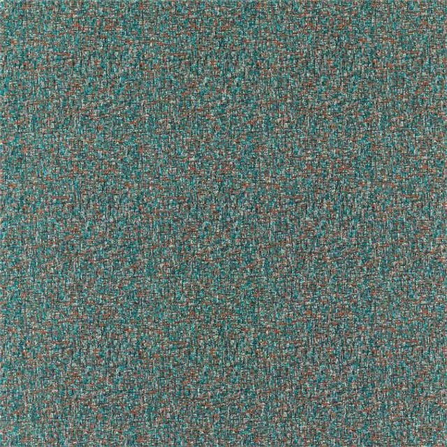 Harlequin Hamada Weaves Fabrics Nickel Teal/Rust