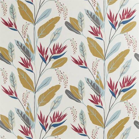 Llenya Cerise/Harbour/Saffron Upholstery Fabric