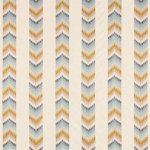 Kengo Gold/Topaz Voile Fabric