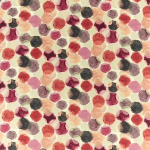 Selenic Tulip/Coral Upholstery Fabric