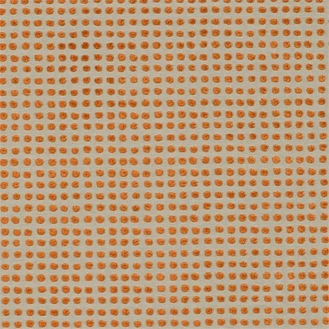 Polka Tangerine Neutral Upholstery Fabric