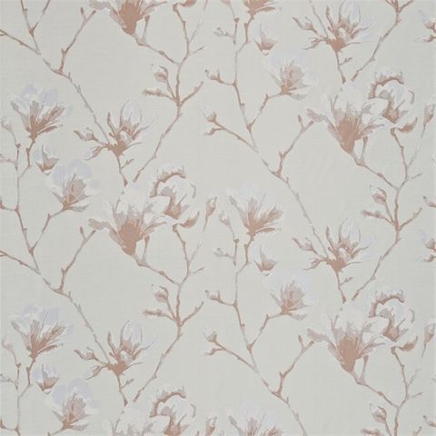 Lotus Rose Quartz/Chalk Voile Fabric