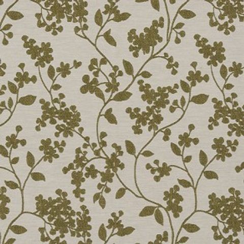 Sakura Olive Voile Fabric