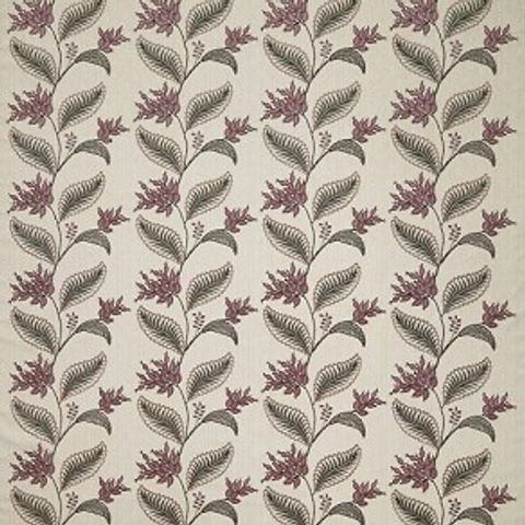 Berry Vine Thistle Voile Fabric