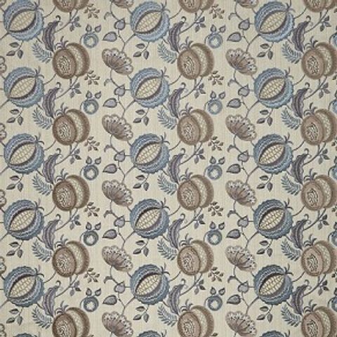 Figs and Strawberrys Dove Voile Fabric