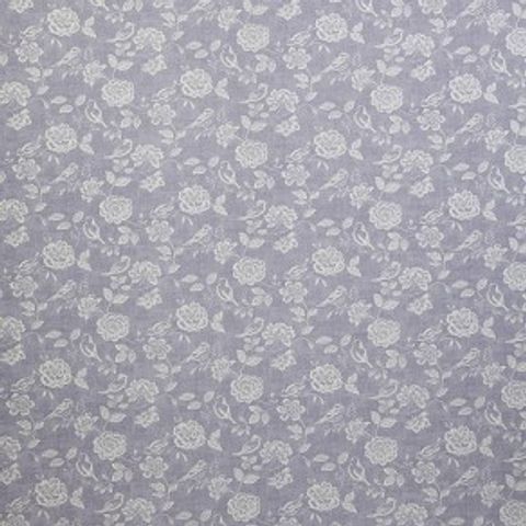 Bird Garden Print Lavender Upholstery Fabric