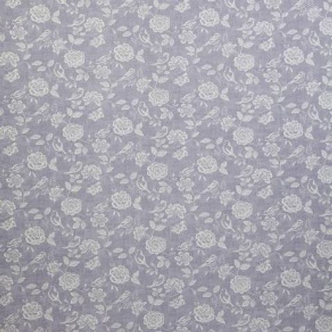 Bird Garden Print Lavender Upholstery Fabric