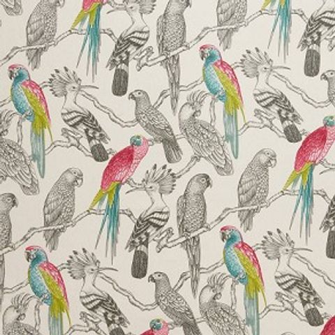 Aviary Begonia Upholstery Fabric