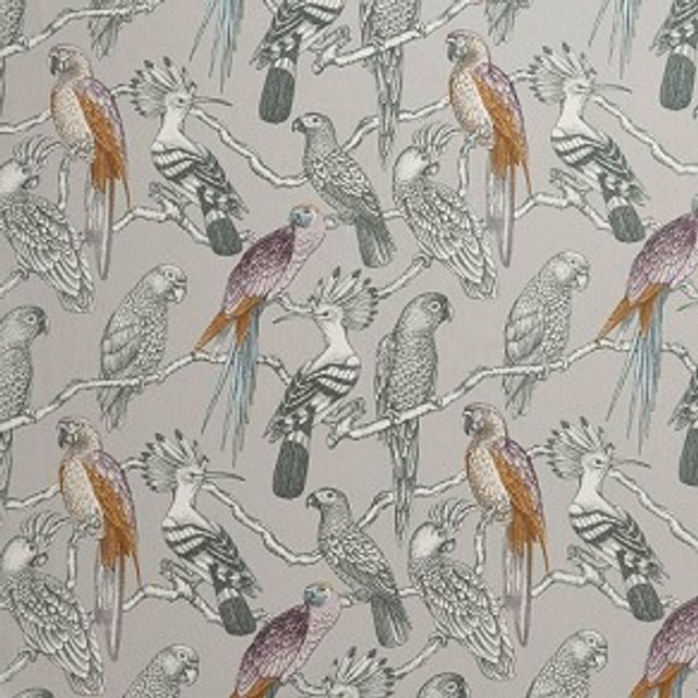 iLiv Maldives Aviary Caribou Upholstery Fabric