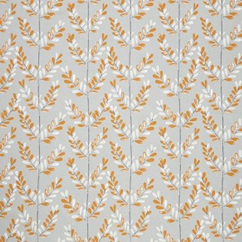 Scandi Sprig Tangerine Upholstery Fabric